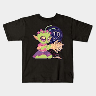 Virgo - Zodiac Alien Kids T-Shirt